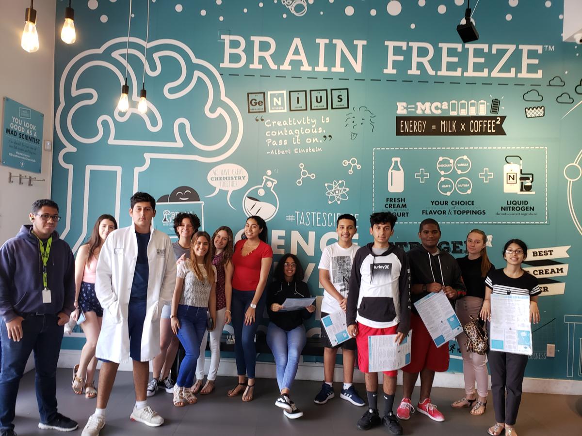 Science/Chemistry Fun Fieldtrip: Visit to Brain Freeze/Ice cream Shop 