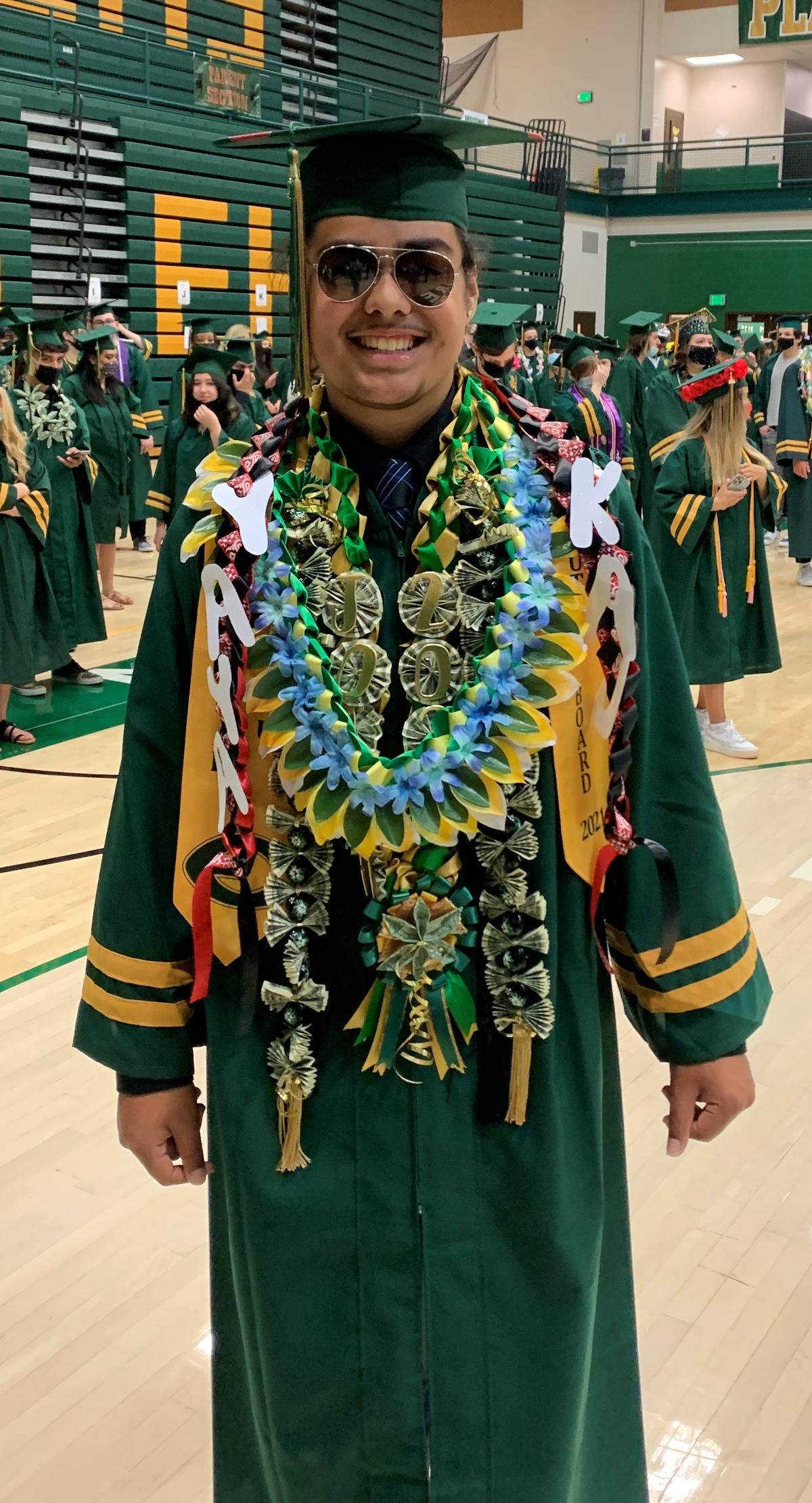 Josiah at Evergreen High School Graduation 2021