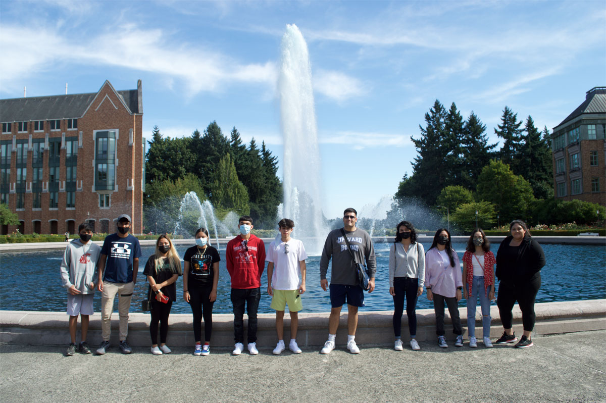 University of Washington Tour, Drumbeller Fountain, Summer 2021